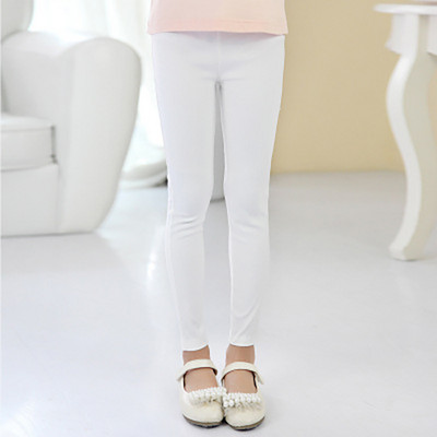 Tüdrukute pliiatspüksid kevadsuvised õhukesed laste pealisrõivad, kitsad venivad kommid värvilised lastele säärised püksid WTP14