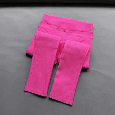Pencil hlače za djevojčice Dječje elastične uske tajice s visokim strukom Dvostruki džep iza uskih hlača za djevojčice Odjeća za djevojčice