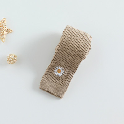 Proljeće Jesen Pamučne Tajice za bebe Suncokret Vez Hlače za novorođenčad Djevojčice Tople hlačice za bebe Dječje Tajice 0-6 godina