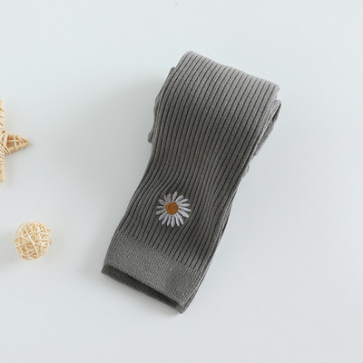 Proljeće Jesen Pamučne Tajice za bebe Suncokret Vez Hlače za novorođenčad Djevojčice Tople hlačice za bebe Dječje Tajice 0-6 godina