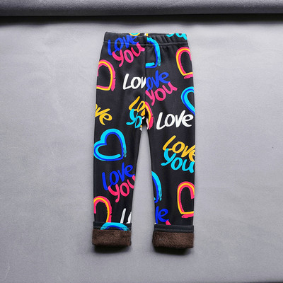 Odjeća za djevojčice Dječje tajice Djevojčica Zima Jesen Debele tople tajice iz crtanih filmova Hlače Tajice za dječake Djevojčice plus baršunaste hlače