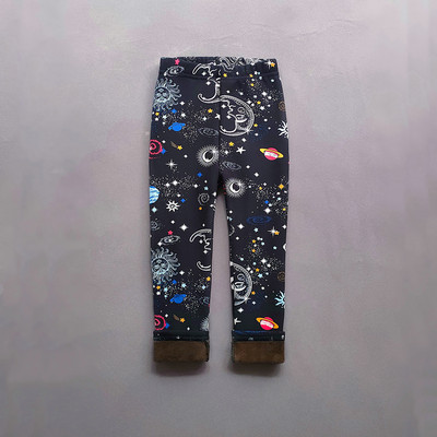 Odjeća za djevojčice Dječje tajice Djevojčica Zima Jesen Debele tople tajice iz crtanih filmova Hlače Tajice za dječake Djevojčice plus baršunaste hlače