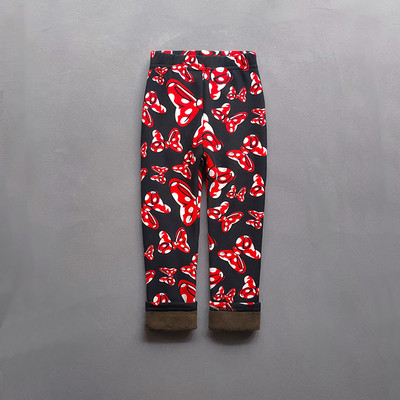 Odjeća za djevojčice Dječje tajice Djevojčica Zima Jesen Debele tople tajice iz crtanih filmova Hlače Tajice za dječake Djevojčice plus baršunaste hlače