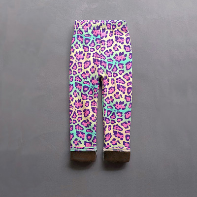 Odjeća za djevojčice Dječje tajice Djevojčica Zima Jesen Debele tople tajice iz crtanih filmova Hlače Tajice za dječake Djevojčice plus baršunaste hlače