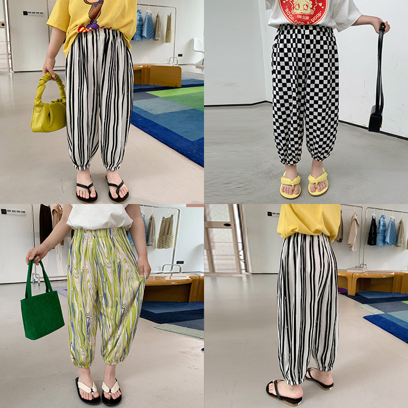 Hlače za dječake i djevojčice Lagane prozračne tajice Hlače protiv komaraca Hlače za ljeto 2022. Nove dječje klima-hlače