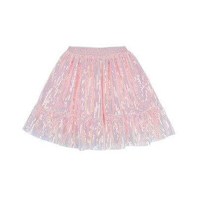Καλοκαιρινή λαμπερή αστραφτερή φούστα για κορίτσια Μόδα μίνι φούστες Κορίτσι Πριγκίπισσα αστέρια Glitter DanceGlitter πούλιες φούστες 1-12 ετών