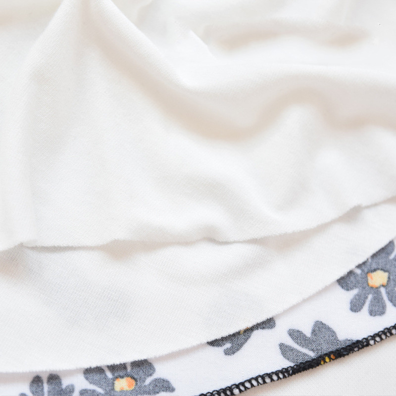 Tüdrukute 2023. aasta seelik, uus väikeste tüdrukute šifooniga trükitud A-joonega seelik Baby Summer Daisy 2-kihiline poolseelik, armsad stiilis riided