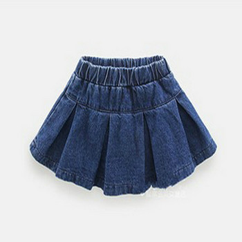 Καλοκαιρινή φούστα για κορίτσια Τζιν κοντή φούστα με όλα τα ταιριαστά άνοιξη 2022 Νέα μόδα ραφές Ρούχα Παιδικά ρούχα Casual βρεφικά ρούχα