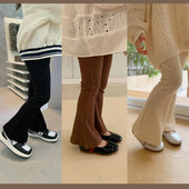 Proljeće Jesen Novo Djevojačke hlače Pit Trumpet Hlače Europski i američki stil Modne hlače Tajice Dječja odjeća za djevojke