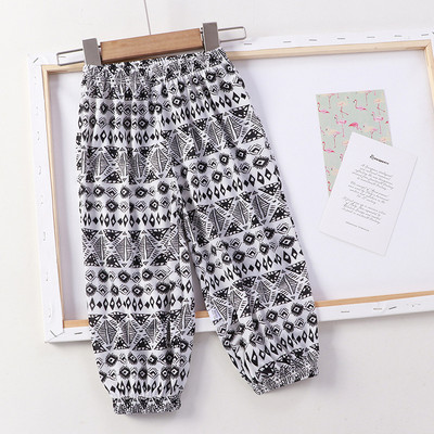 Παιδικά βαμβακερά παντελόνια αντικουνουπικά για νήπιο μωρό Καλοκαίρι δροσερό λουλουδάτο παντελόνι Αγόρια Κορίτσια Αθλητικά casual παντελόνια 4 6 7 8 10 ετών