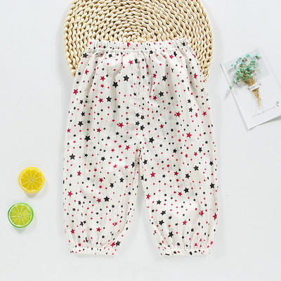 Παιδικά βαμβακερά παντελόνια αντικουνουπικά για νήπιο μωρό Καλοκαίρι δροσερό λουλουδάτο παντελόνι Αγόρια Κορίτσια Αθλητικά casual παντελόνια 4 6 7 8 10 ετών