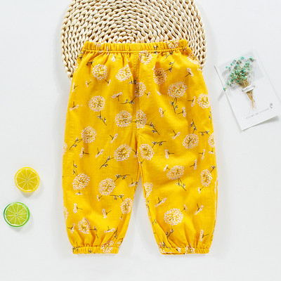 Παιδικά βαμβακερά παντελόνια αντικουνουπικά για νήπιο μωρό Καλοκαίρι δροσερό λουλουδάτο παντελόνι Αγόρια Κορίτσια Αθλητικά casual παντελόνια 4 6 7 8 10 ετών