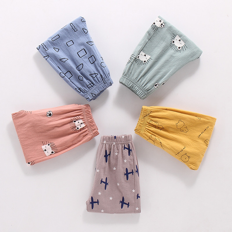 Ljetne bebe Dječaci Djevojčice Harem hlače Djeca Djeca Tanke hlače protiv komaraca Dječaci Odjeća za djevojčice Dječje ležerne hlače Joggers 2 4 6 8Y