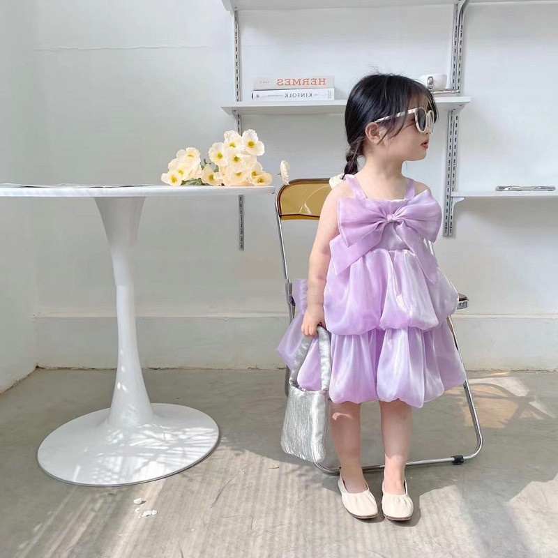 Vasaros mergaičių suknelė Vaikiški rūbai 2022 m. kūdikiams, mielas ponios tutu pyragas Sijonas be petnešėlių lankelis Princesės vakaro vestidos
