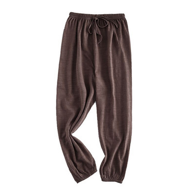 Suvised lastepüksid 100% puuvillased õhukesed hingavad sääsepüksid lastele ühevärvilised püksid poisid tüdrukud pikad lahtised püksid