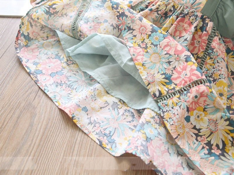 Djevojčice, ljetna haljina za princeze, cvjetna haljina s volanima i šeširom, slatka ženska haljina za plažu, dječja odjeća, dječja odjeća za bebe