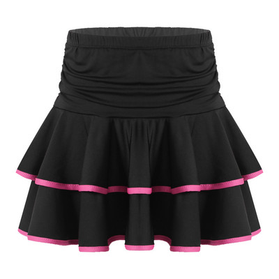 Lapsed Tüdrukud Laste Ladina tantsu seelik Ballroom Samba Chacha tantsukleit sees lühikeste pükstega Laste tantsuetenduste miniseelik