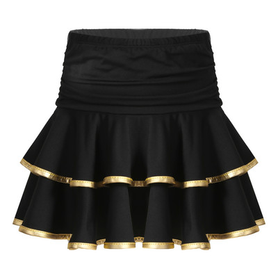 Lapsed Tüdrukud Laste Ladina tantsu seelik Ballroom Samba Chacha tantsukleit sees lühikeste pükstega Laste tantsuetenduste miniseelik