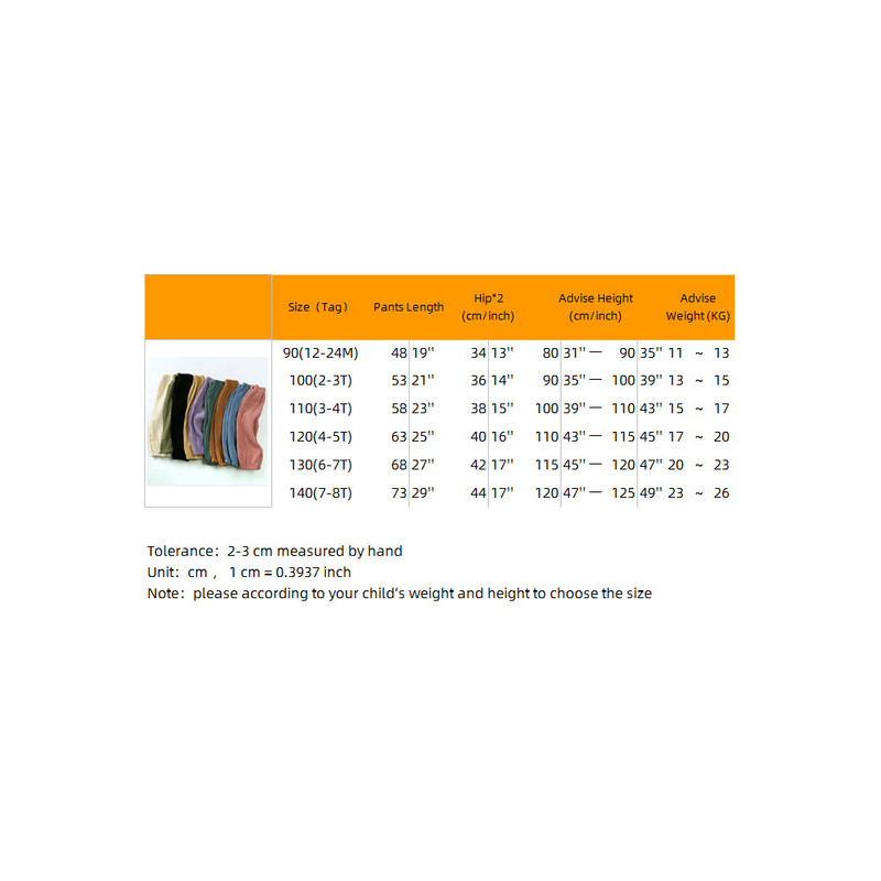 Ljetne ležerne hlače od pamučnog lana bombone boje za djevojčice Dječja odjeća za široku elastičnu donju nogavicu Jednobojne dječje hlače za malu djecu