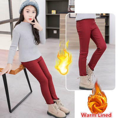 Dječje zimske debele hlače od velura 2020. Tajice za djevojčice od pamučnog flisa Zimske tople hlače za djevojčice Dječje hlače za djevojčice slatkiša