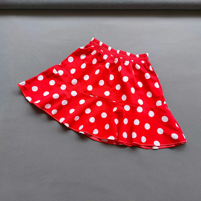 Vasaros mergaičių raukini sijonai kūdikiams mergaitėms aukštu juosmeniu spausdinami taškeliais mini sijonas laisvalaikiui Plisuotas trumpas sijonas mergaitėms Drabužiai