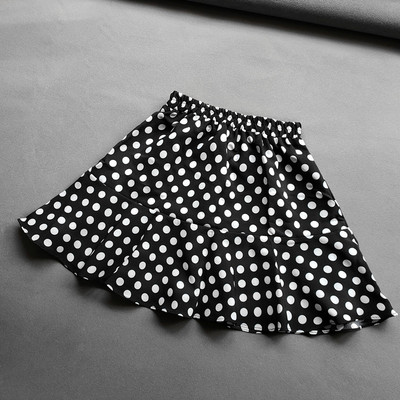 Vasaros mergaičių raukini sijonai kūdikiams mergaitėms aukštu juosmeniu spausdinami taškeliais mini sijonas laisvalaikiui Plisuotas trumpas sijonas mergaitėms Drabužiai