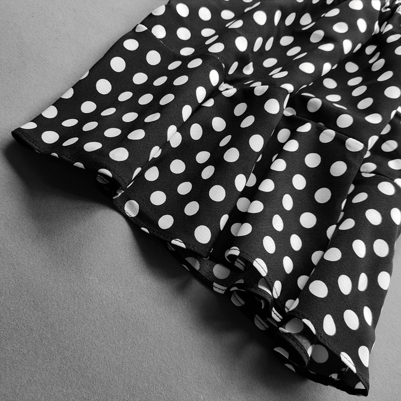 Vasaros mergaičių raukini sijonai kūdikiams mergaitėms aukštu juosmeniu spausdinami taškeliais mini sijonas laisvalaikiui Plisuotas trumpas sijonas mergaitėms Drabužiai