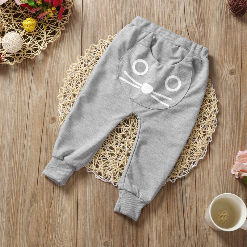 Slatka beba Djeca Djeca Dječaci Djevojčice Crtani mačka Harem hlače Hlače Hlače