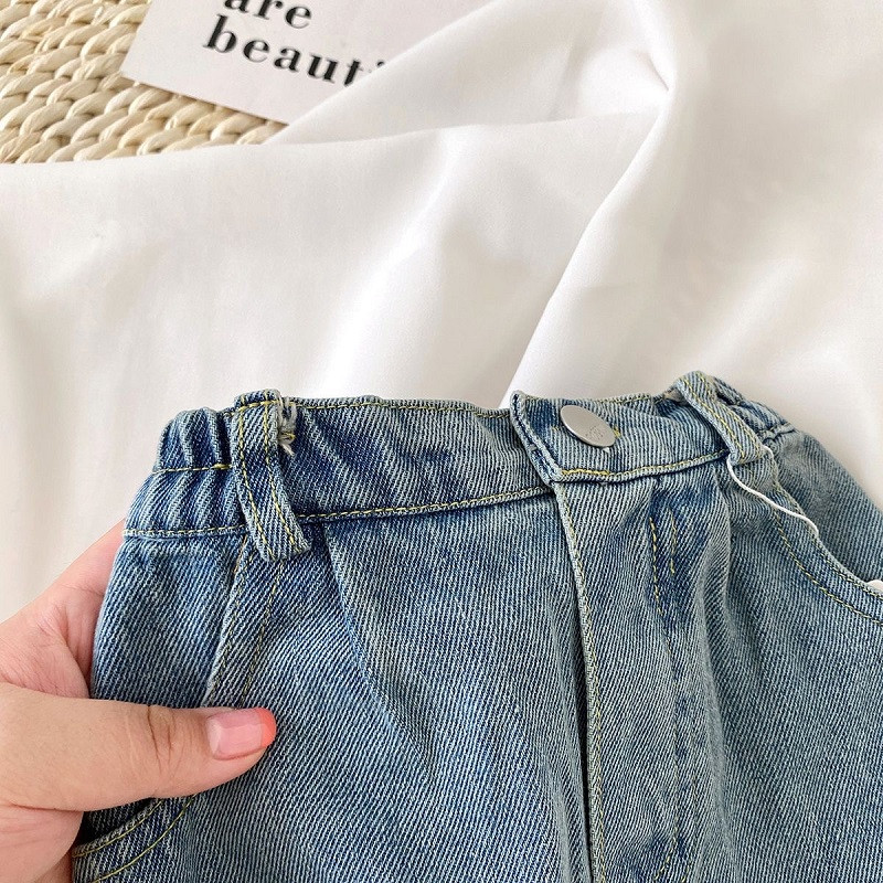 Modna traper suknja za djevojčice, dojenčad, mala djeca, dječja pamučna traper suknja, visokokvalitetna odjeća za bebe od 1 do 10 godina, proljeće jesen, ljeto