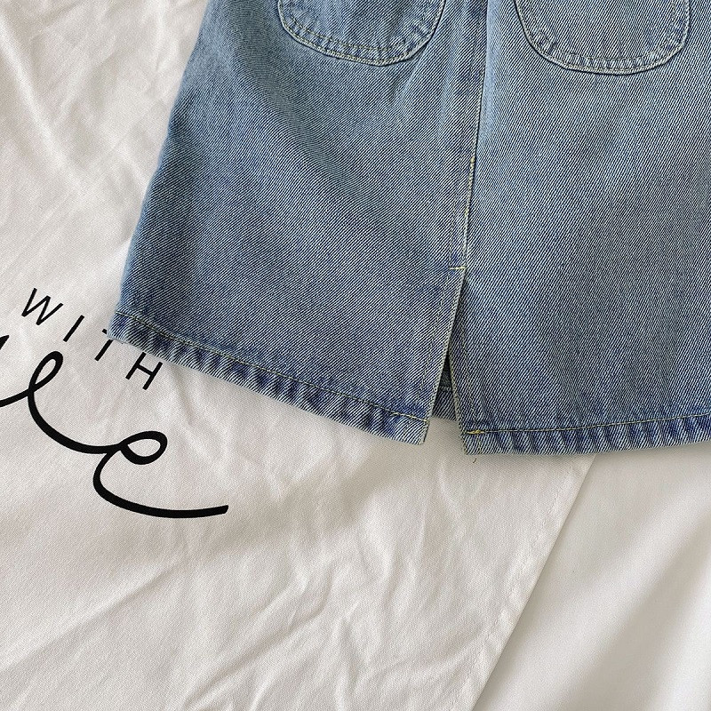 Modna traper suknja za djevojčice, dojenčad, mala djeca, dječja pamučna traper suknja, visokokvalitetna odjeća za bebe od 1 do 10 godina, proljeće jesen, ljeto