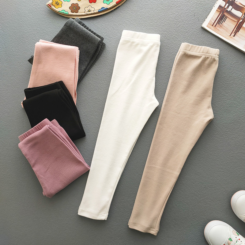 Dječja odjeća Four Seasons Tajice za djevojčice Elastične uske hlače Boje bombona Djevojačke pamučne tajice Dječje hlače