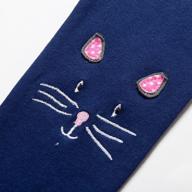 2023. Tajice za djevojčice za proljeće, ležerna odjeća s lijepim mačjim pamučnim udobnim dječjim hlačama za djecu 2-7 godina