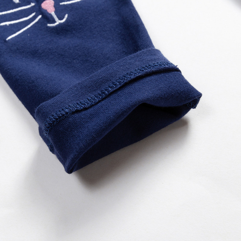 2023. Tajice za djevojčice za proljeće, ležerna odjeća s lijepim mačjim pamučnim udobnim dječjim hlačama za djecu 2-7 godina