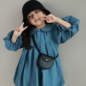 Haljine za djevojčice Izrez za lutke Svježe haljine s pupoljcima cvijeta srednje dugih rukava Proljeće i ljeto Nova moda Dječja dječja odjeća