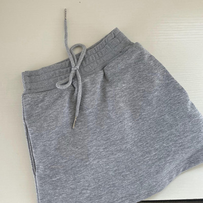 Kevad-sügis tüdrukute skorts beebiseelik väikelastele, lastele seelik, alaosa, joon, soonik, kootud hall, preppy stiil 2-7 a