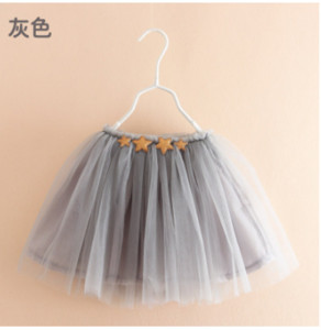 Κοριτσίστικη δικτυωτή νέα φούστα TUTU Κορεάτικη παιδική φούστα χορού tutu star WT69