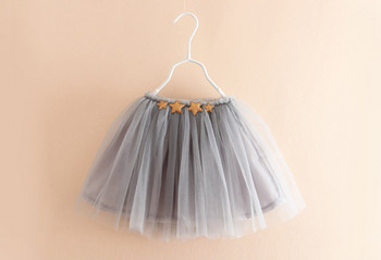 Κοριτσίστικη δικτυωτή νέα φούστα TUTU Κορεάτικη παιδική φούστα χορού tutu star WT69
