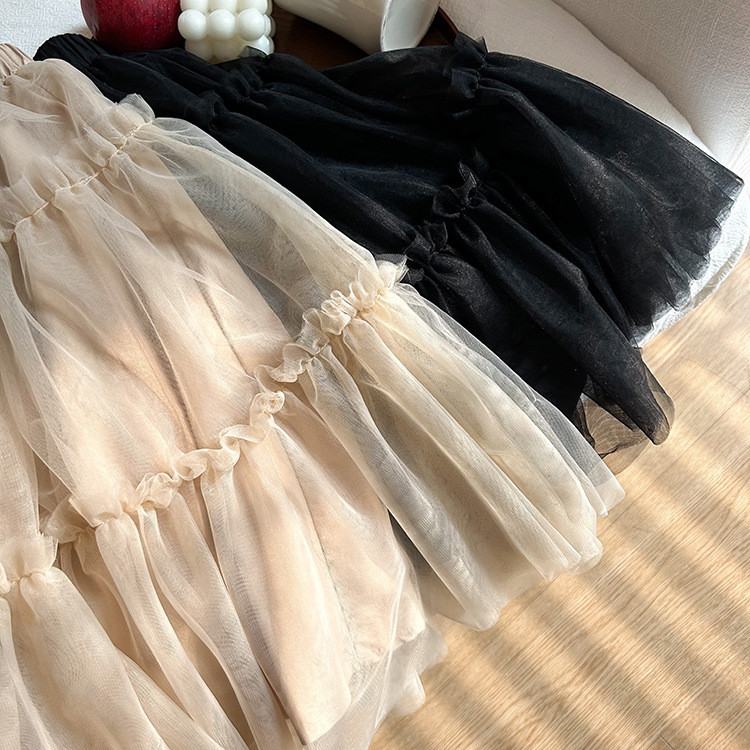 deer jonmi Jesen 2023., mekane tutu suknje za djevojčice u korejskom stilu, jednobojna dječja suknja princeze