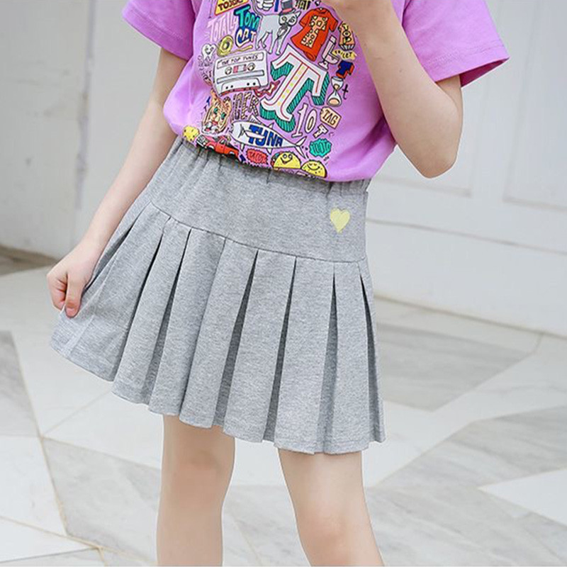 Μόδα 5-15 ετών Παιδικά Κοριτσίστικα Πλισέ Φούστες Παιδικό Κολεγιακό Στυλ Φοιτητικής Απόδοσης Φούστες Με Ασφαλή Παντελόνι Για Κορίτσια Πίσω