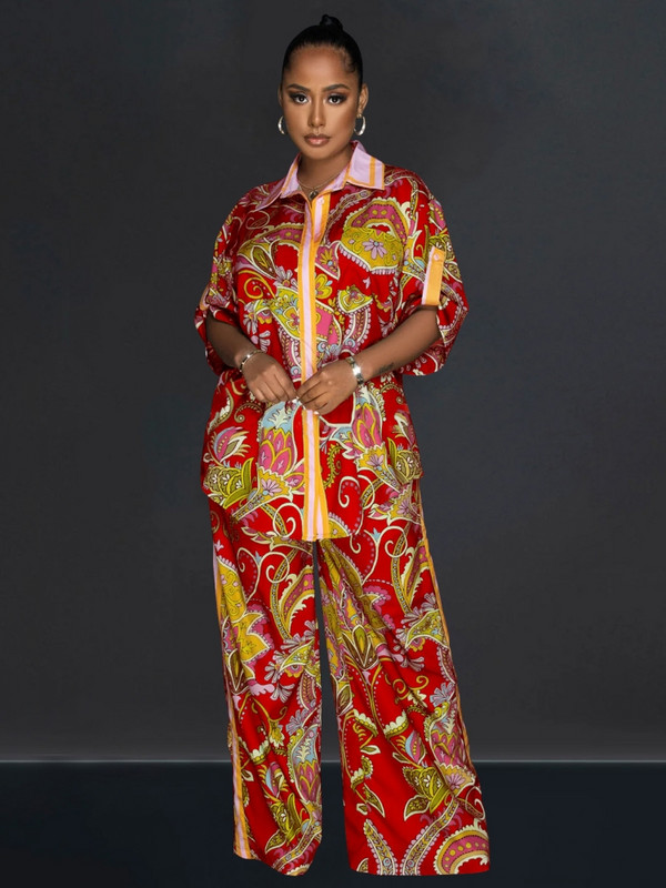 Kaheosalised naiste komplektid 2023, uus saabumine kevadsügis, sobivad komplektid triibuline trükk 2 osaline komplekt ülemised püksid ülikonnad rõivad riided