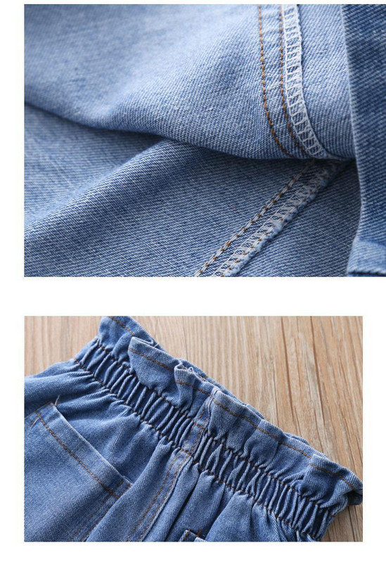 Suvised tüdrukute seelikud, laste kevadised Korea seelikud, teismeliste tüdrukute mood tuunika teksaseelikud, lühikesed püksid 2-13 a.