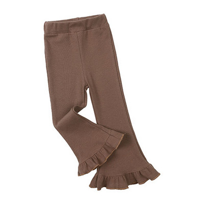 Ljeto 2023 Kids Tales Baby Girls Vintage Stripe Elastic Slim Flare Hlače Tajice visokog struka Prazne hlače s volanima Odjeća za djevojčice