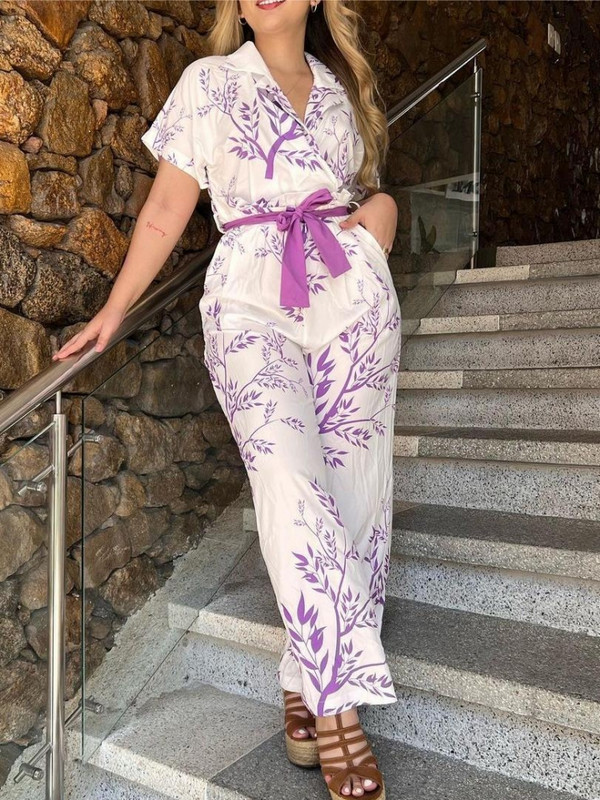 2023. aasta sügissärk ja pikad püksid, sobivad ülikonnad, 2-osaline komplekt naiste lühikeste varrukatega pluus Laia säärega püksid vabaaja komplektid suvine uus