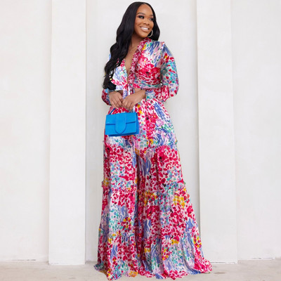 Vară, toamnă, 2 piese, set femei, cămașă cu mânecă lungă, bluză, top și pantaloni, costume, ținute, modă, birou, damă, seturi asortate ținută