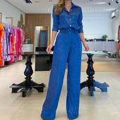 2-dijelni ženski kompleti Odgovarajući setovi Rešetkasti print Dvodijelni kompleti Hlače Odijela Odijela Odjeća 2023 Novi dolazak Proljeće Jesen