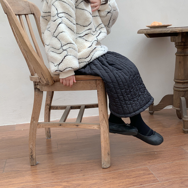 Zimske pamučno podstavljene suknje za djevojčice od 1 do 7 godina, deblja topla suknja za sve vrste dječje mode