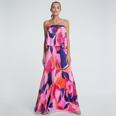 Γυναικεία σετ 2 τεμαχίων 2023 Νέα άφιξη Καλοκαιρινή ασορτί Σετ Εκτύπωση Σετ δύο τεμαχίων Αμάνικο μπλουζάκι και παντελόνι Κοστούμια Ρούχα