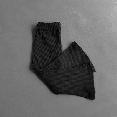 Kevad tüdrukud puuvillased soonikkoes laienevad püksid armsad tüdrukud beebi kõrge vöökoha elastsus õhukesed püksid säärised laste püksid