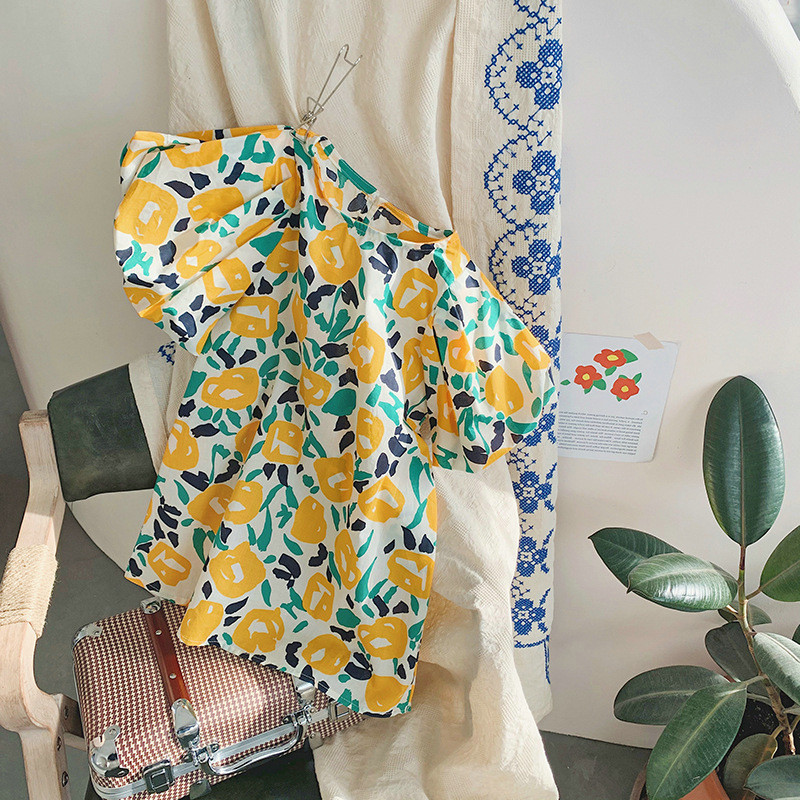 Tüdrukute suvekleit maalähedane lasteriided, lühikeste varrukatega, vabaaja beebiriided, lillelised, printsess Vestidos