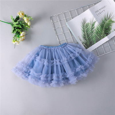 Temperament Girls Fluffy Suknja Princess Mrežasta Mini suknja 2023 Nova dječja moda Four Seasons Svestrana Performance Suknja 2-8T